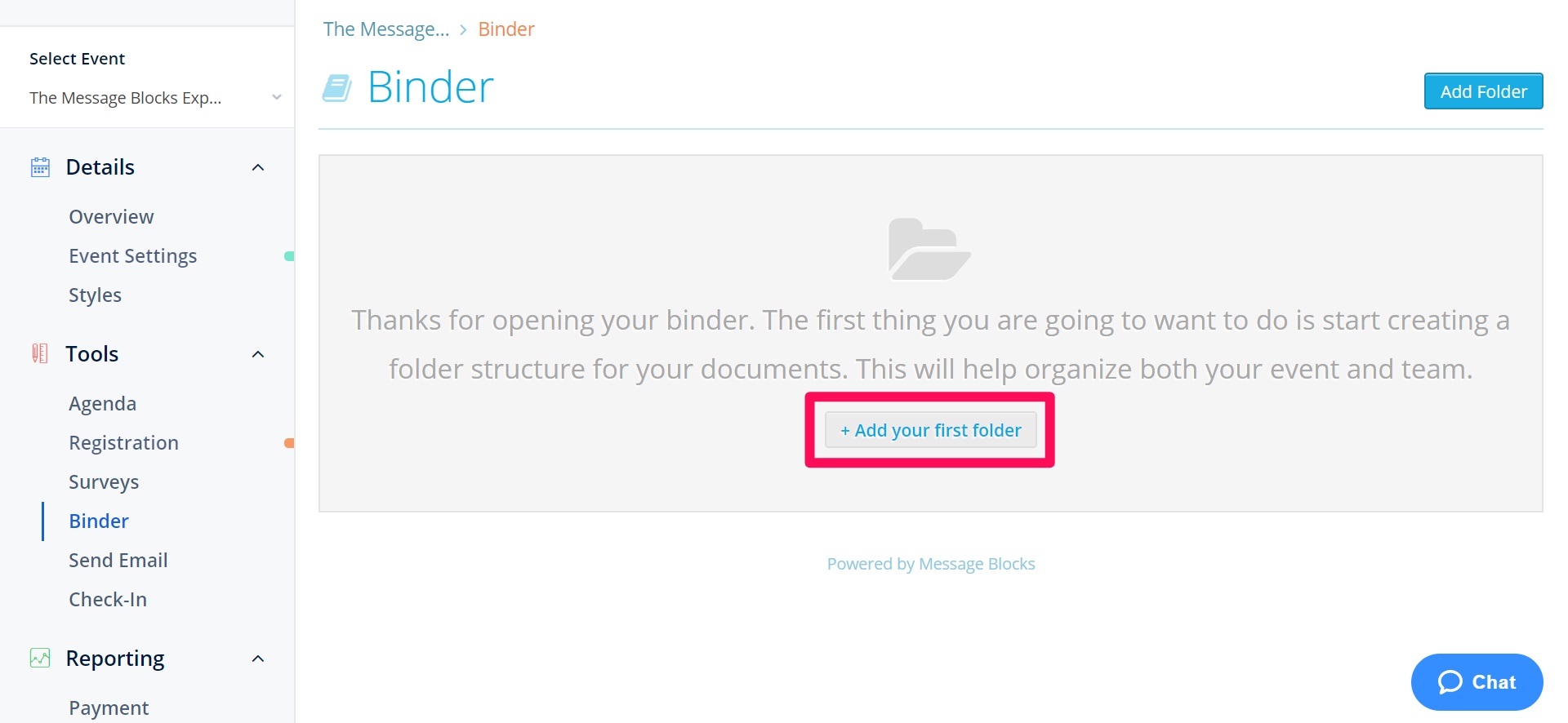 How to Create a Binder Folder and Add Files